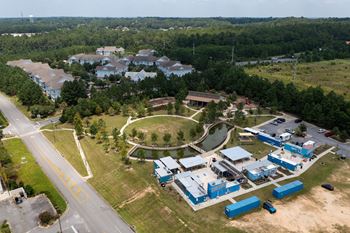 Aerial exterior view